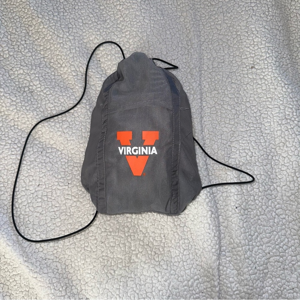 UVA Gray Quarter Zip Windbreaker - Picture 2 of 4